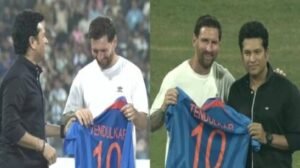 Messi GOAT India Tour 2025 | രണ്ട് ഇതിഹാസങ്ങൾ ഒറ്റ ഫ്രെയ്മിൽ ! 2011 ലോകകപ്പ് ജേഴ്‌സി മെസിക്ക് സമ്മാനിച്ച് സച്ചിൻ GOAT India Tour 2025 Two legends in one frame Sachin Tendulkar presents Messi with his 2011 World Cup jersey | | ACTPnews