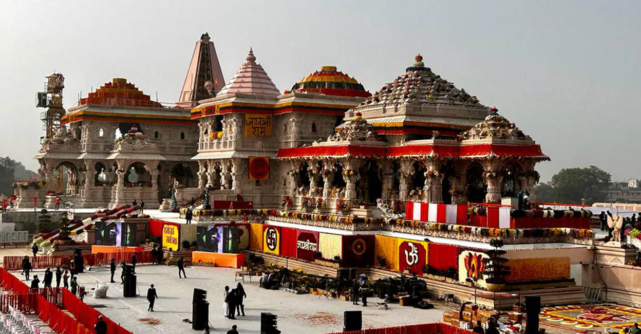 The Ram Temple in Ayodhya. File Photo: PTI.