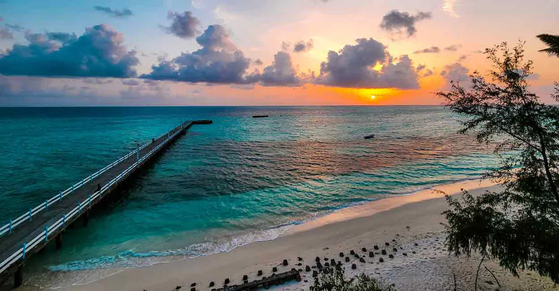Bitra, the smallest inhabited island in Lakshadweep. Photo: Instagram/aliyulshaik_lakshadweep