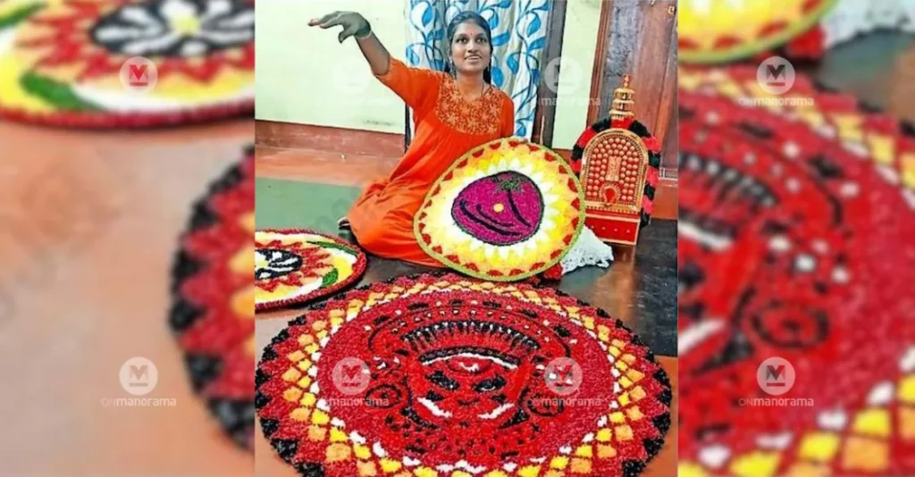 Kasaragod woman’s ready-made pookkalams offer relief to flower hunt this Onam | Kerala Stories | ACTPnews