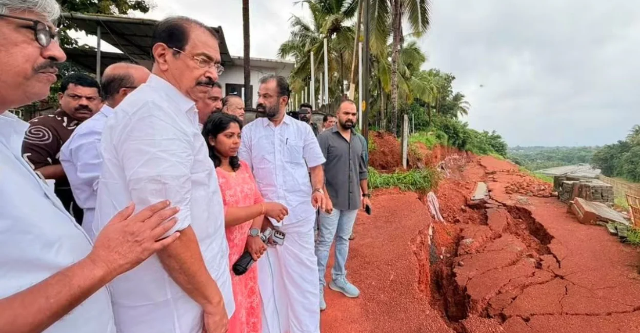 National Highway 66 wall collapses again at Kannur's Elayavoor; Collector orders daily inspections