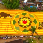 Wayanad village honours beloved wild elephant Maniyan with an Onam pookkalam | Kerala News | ACTPnews