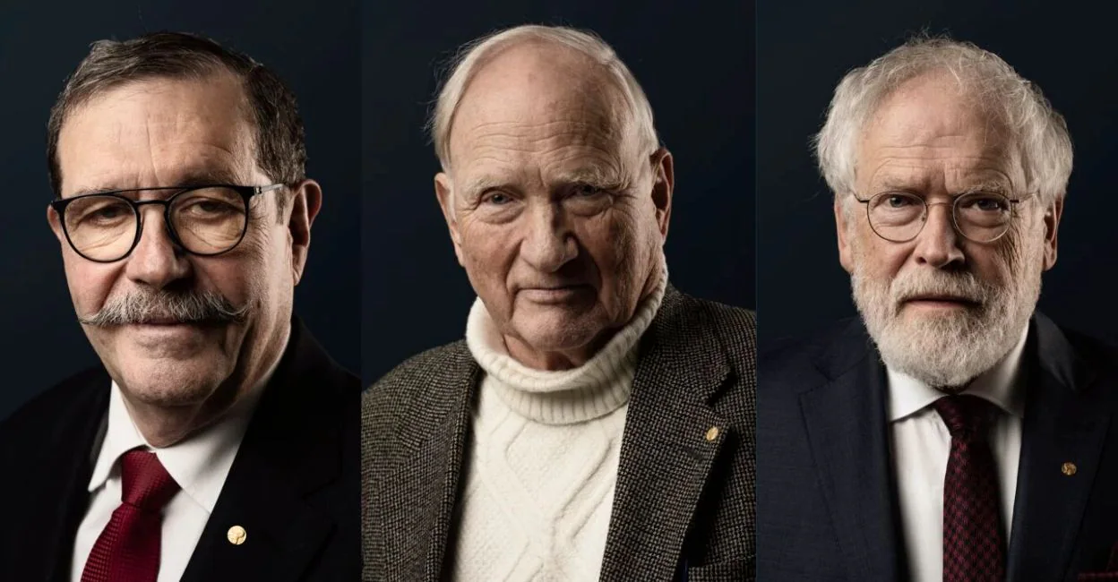 French physicist Alain Aspect, American theoretical physicist John F Clauser and Austrian quantum physicist Anton Zeilinger. Photos: www.nobelprize.org.